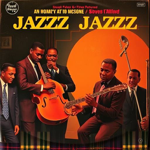 Restored vinyl cover of a vintage jazz album.